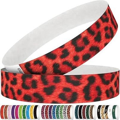 Customized Patterns Logo OEM Tyvek Wristband Personalized for Weddings and Gatherings