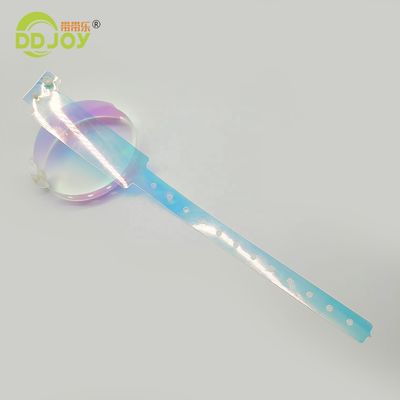 Concert-Ready Eco-Friendly TPU Gradient Wristband in Pink for Easy Identification