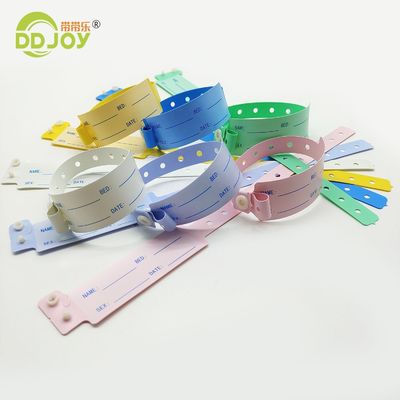 Custom Writable Vinyl Disposable Identification Wristbands for Hospital Patients
