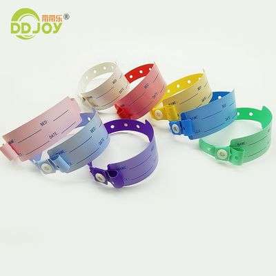 Custom Writable Vinyl Disposable Identification Wristbands for Hospital Patients