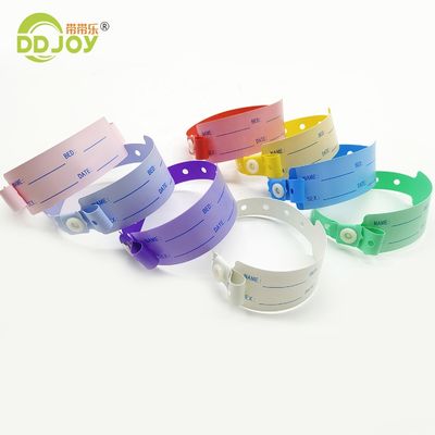 Custom Writable Vinyl Disposable Identification Wristbands for Hospital Patients