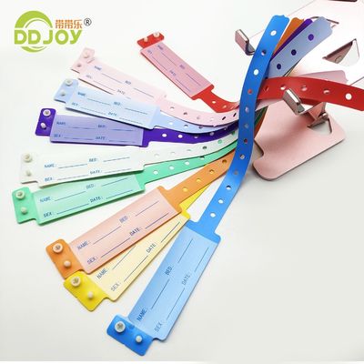 Custom Writable Vinyl Disposable Identification Wristbands for Hospital Patients