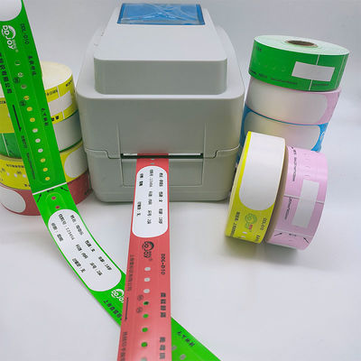 Hospital Roll Direct Printing Adult Bracelets with Barcode and Paper Material Type