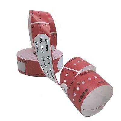 Hospital Roll Direct Printing Adult Bracelets with Barcode and Paper Material Type