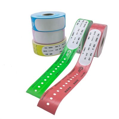Hospital Roll Direct Printing Adult Bracelets with Barcode and Paper Material Type