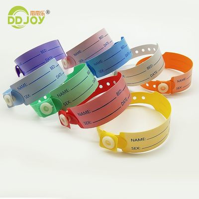 Custom Logo Soft Vinyl Wristband for Hospital Patient Identification