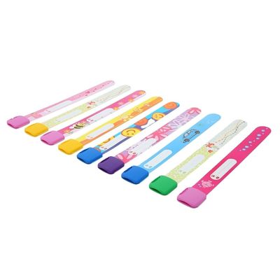 Adjustable Size Waterproof Anti-Lost Kids Bracelet for Identification and Tracking
