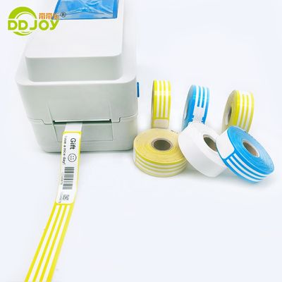 Waterproof Yellow Self Adhesive Direct Thermal ID Wristbands for Event Identification
