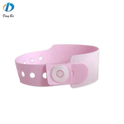 Colorful PVC Vinyl Wristband for Children at Entertainment Park 250*25mm and 170*18mm