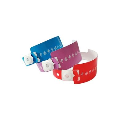 250*25mm wide shape Composite Wristband None Certificate Type for Events Festival