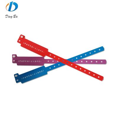250*25mm wide shape Composite Wristband None Certificate Type for Events Festival