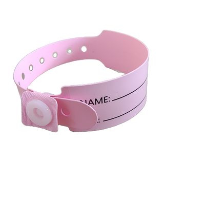 Hospital Patients PVC Medical ID Bracelet Wristband with 250*25mm and 170*18mm Sizes