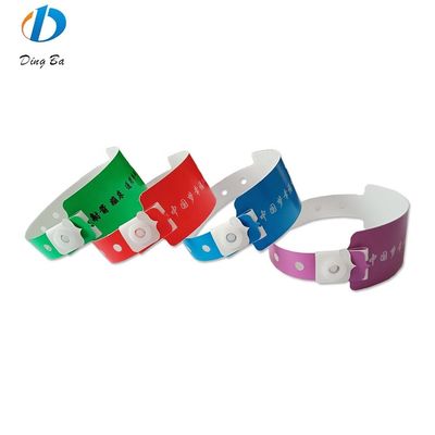 250*25mm wide shape Composite Wristband None Certificate Type for Events Festival