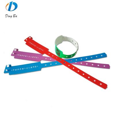 250*25mm wide shape Composite Wristband None Certificate Type for Events Festival