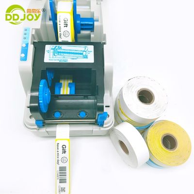 Waterproof Yellow Self Adhesive Direct Thermal ID Wristbands for Event Identification