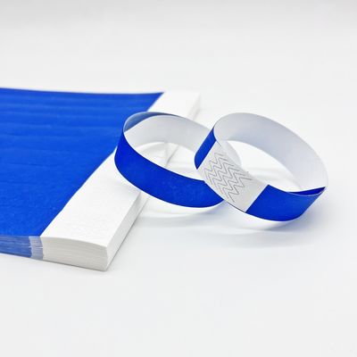 Custom Disposable Tyvek Bracelet Wristbands with Printed RFID Sticker Label Events