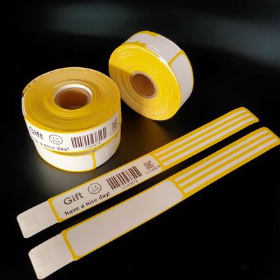 Printable Identification Bracelets for Thermal Printing and Self Adhesive