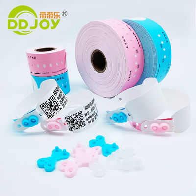 GODEX Printer Pink Waterproof One Time Bracelet for Hospital Patient Identification