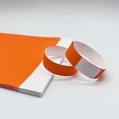 OEM Customized Logo Printing Tyvek Wristbands for Events Waterproof Paper Bracelets