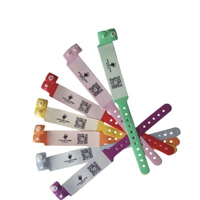 Soft and Safe Nail Insertion Inlay Technology Disposable Child Identification Band