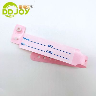 Custom Men's PVC/Vinyl Hospital Medical Patient ID Child Wristband from DDJOY in Bulk