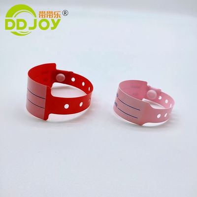 Custom Men's PVC/Vinyl Hospital Medical Patient ID Child Wristband from DDJOY in Bulk