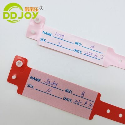Custom Men's PVC/Vinyl Hospital Medical Patient ID Child Wristband from DDJOY in Bulk