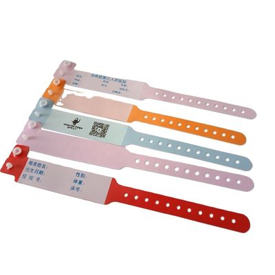 ISO9001 Certified Yellow Vinyl ID Bracelet Customised PVC Wristband for Eco-friendly