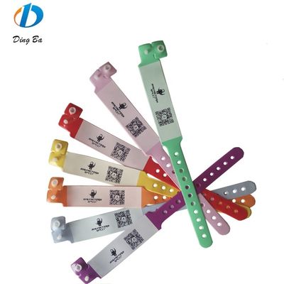 ISO9001 Certified Yellow Vinyl ID Bracelet Customised PVC Wristband for Eco-friendly
