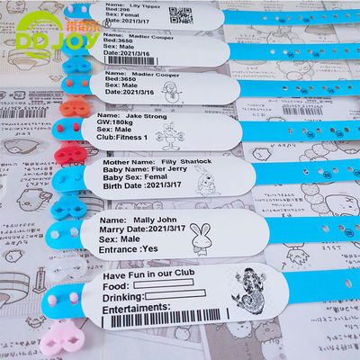 Thermal Material Jewelry Main Material OEM ODM Waterproof Adult Identification Bracelets