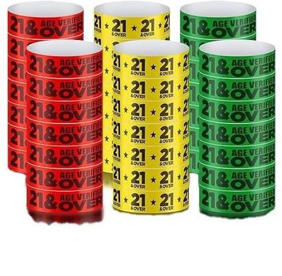 Custom Logo Printed Bracelet Waterproof Paper Tyvek Wristbands for Event Party Supplies