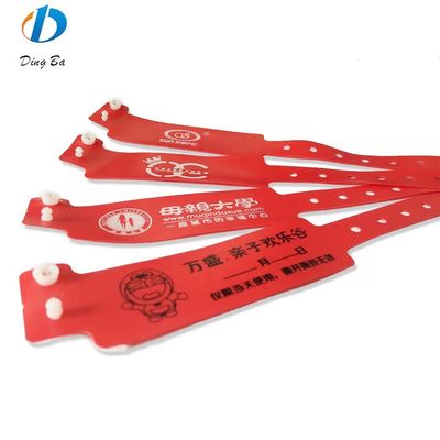Jewelry Type Bracelets Eco-Friendly Plastic Disposable for Concerts PVC/Vinyl Wristbands