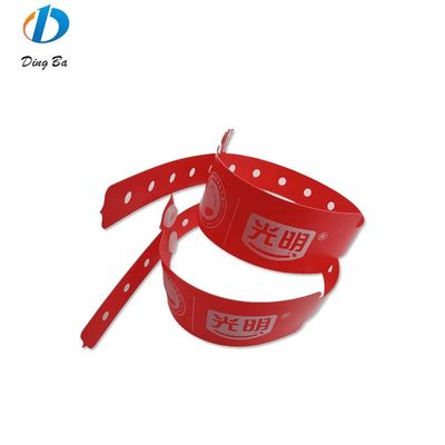 Jewelry Type Bracelets Eco-Friendly Plastic Disposable for Concerts PVC/Vinyl Wristbands