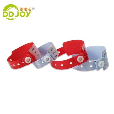 Customized PVC Disposable Wristband for Patient Super Soft 170*18mm child Information