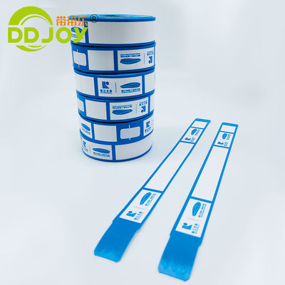 Custom Color Thermal Synthetic Paper Wristband ID Bracelet Roll for Events Party Supplies