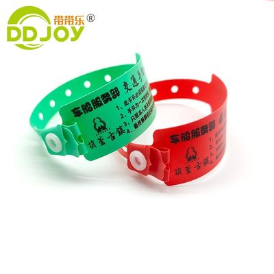 Stylish DDJOY Park/Playground Events PVC Wrist Band Bracelet for Child Identification