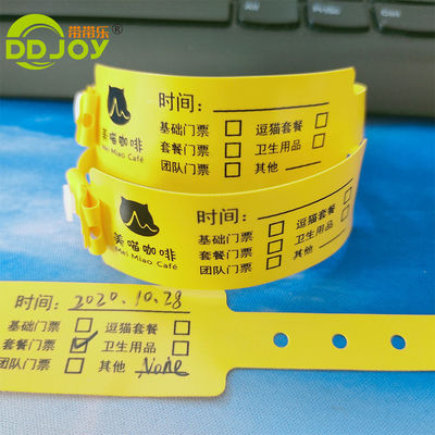 Stylish DDJOY Park/Playground Events PVC Wrist Band Bracelet for Child Identification