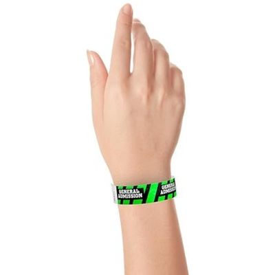 Waterproof Tyvek Wristbands for Events Comfortable and Tear Resistant Paper Bracelets