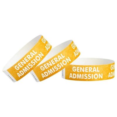 Waterproof Tyvek Wristbands for Events Comfortable and Tear Resistant Paper Bracelets