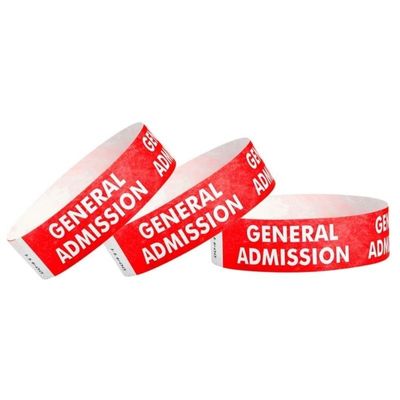 Waterproof Tyvek Wristbands for Events Comfortable and Tear Resistant Paper Bracelets