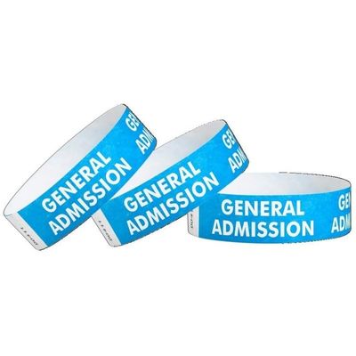 Waterproof Tyvek Wristbands for Events Comfortable and Tear Resistant Paper Bracelets