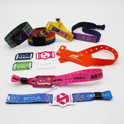 Single-Sided and Double-Sided Printing RFID Wristbands for Customized Event Branding