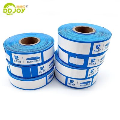 Customized Logo Blue Synthetic Paper Wristband Bracelet for Scenic Admission Tickets