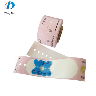 Waterproof Custom Logo Mother Baby Hospital Patient ID Wristband with Heat Sensitive