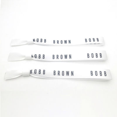 Custom Logo Printing Wristbands Bracelets Satin Fabric RFID Chip for Party and Events