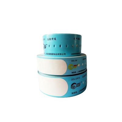 Customized Barcode Roll Wristbands for Hospital Patient Identification 257*32mm/206*25mm