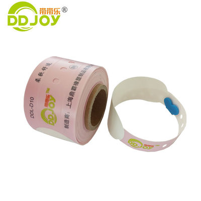 Customized Barcode Roll Wristbands for Hospital Patient Identification 257*32mm/206*25mm