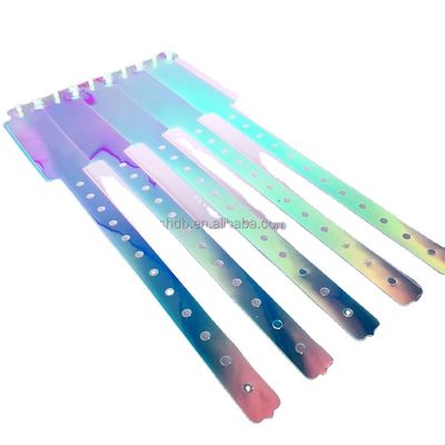 Target All End Users Colorful TPU Wristband for Bar Night Club Custom Metal Craft