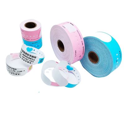 Stock Logo Hospital Patient Disposable Medical ID Thermal Wristband Fast DHL Delivery