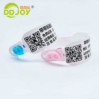 Stock Logo Hospital Patient Disposable Medical ID Thermal Wristband Fast DHL Delivery